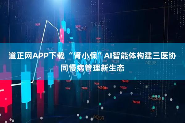 道正网APP下载 “肾小保”AI智能体构建三医协同慢病管理新生态